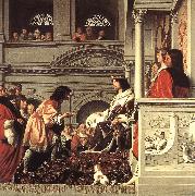 EVERDINGEN, Caesar van Count Willem II of Holland Granting Privileges fg oil painting
